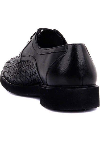 Bağcıklı Siyah Deri Erkek Günlük Ayakkabı 9036 795 fırsatları
