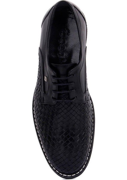 Bağcıklı Siyah Deri Erkek Günlük Ayakkabı 9036 795 indirimleri