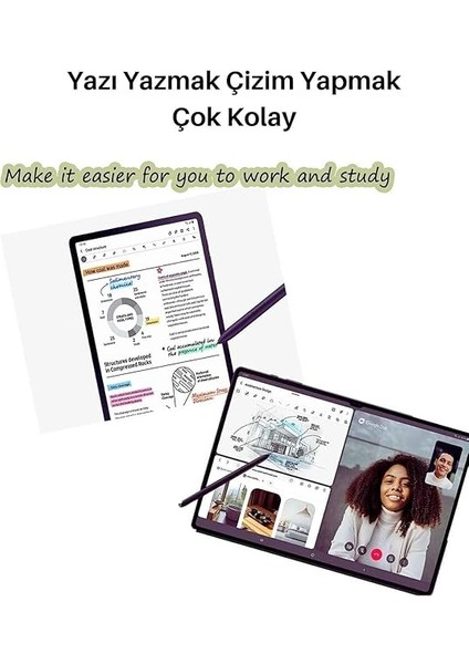 Tab S6 Lite P620 (2024) Tablet Uyumlu Spen Dokunmatik Tablet Kalemi modelleri