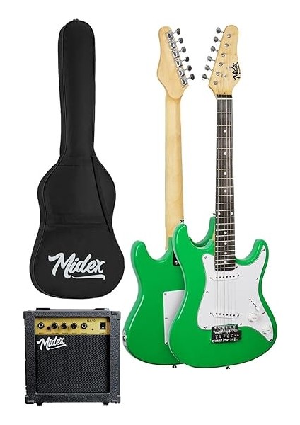 CEG-36GR 8-12 Yaş Çocuklar Için Amfili Full 3/4 36 Inç Elektro Gitar Seti Yeşil fiyatları