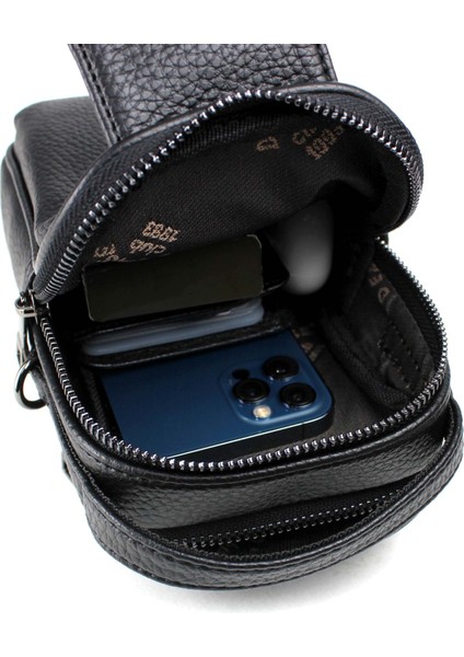 Erkek Kahverengi Kapaklı Çok Bölmeli El ve Omuz Çantası indirimleri