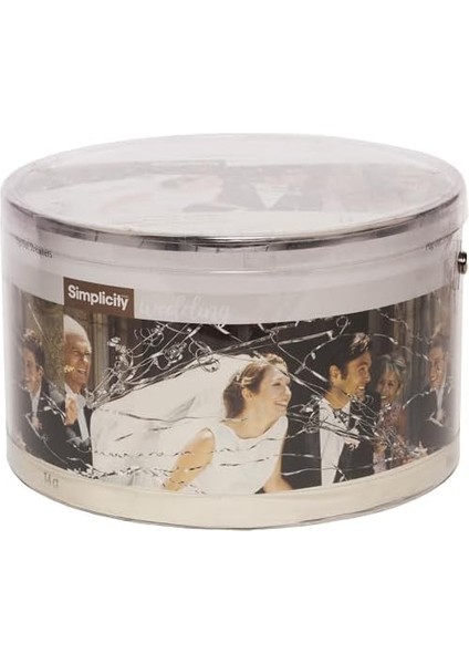 5073740001 No-Mess Pop Out Düğün Gönderme Flama Tüpleri, 14 Adet, Gümüş modelleri