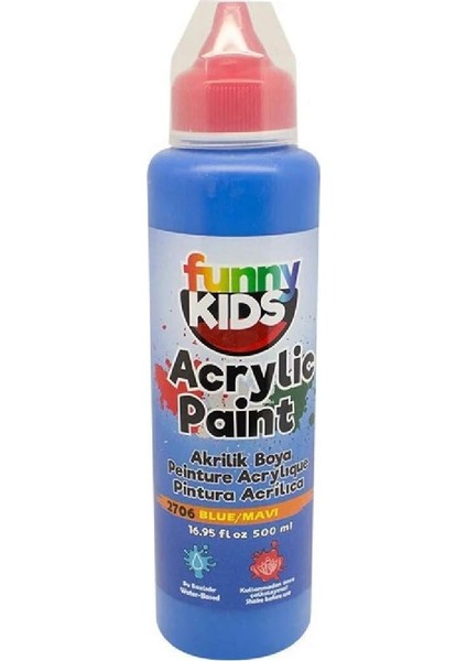 Kids Akrilik Boya 500ML - 2706 Mavi
