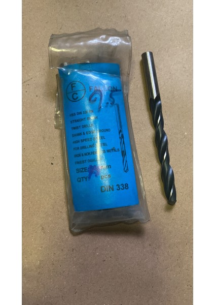 Matkap Ucu 9.5 mm Hss Demir - Çelik - Metal - Aliminyum 1 Adet