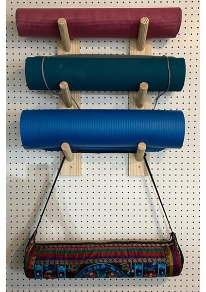 Temel Yoga Minderi Rafı| Ahşap Yoga Dekoru, Antrenman Organizatörü modelleri