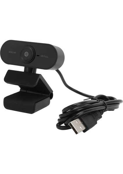 Pc Için Mikrofonlu 1080P USB Web Kamerası, Dizüstü Masaüstü Için Full Hd Web Kamerası, Tak ve Çalıştır, Görüntülü Arama, Kayıt, Oyun Için Gürültü Önleyici Mikrofonlu Web Kamerası