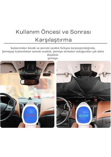 Araba Güneşliği Iç Ön Cam, Katlanır Araba Güneşlik Şemsiyesi, Uv Işınlarının% 99,9'unu Engeller, Arabalar, Suv'lar, Kamyonlar Için (125X65CM) (140X79 Cm) modelleri