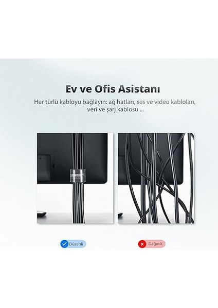 Kablo Düzenleyici Cırt Band, 5 Metre fırsatları