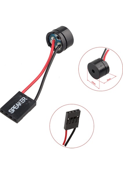 Anakart Uyumlu Bıos Buzzer – 4 Pin Pasif Hoparlör Alarm Modülü