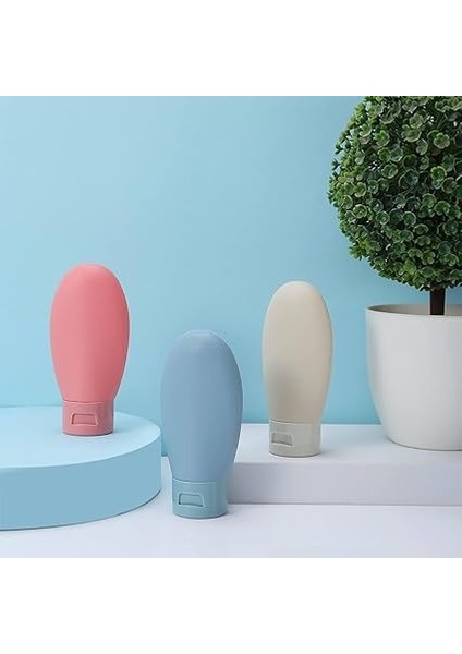 Çok Amaçlı Iskandinav Tarz 3'lü Doldurulabilir Çantalı Seyahat Tipi Şişe Seti/boş Krem Paketi fiyatları