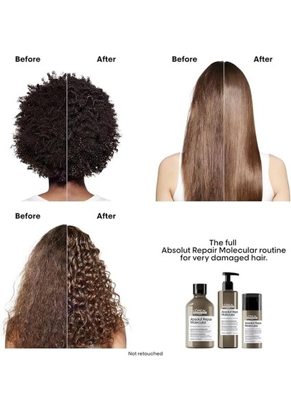 Professionnel Paris Serie Expert Absolut Repair Molecular Tüm Yıpranmış Saçlar Için Arındırıcı Şampuan 300ML modelleri