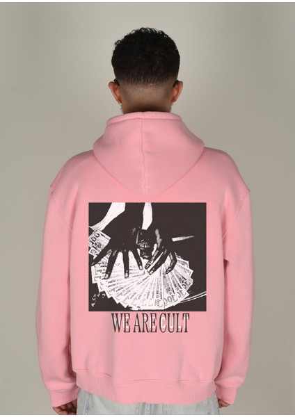 Cult Baskılı Kapüşonlu Sweatshirt