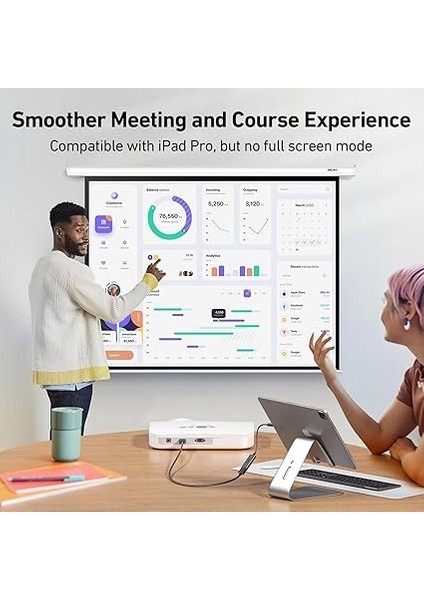 Alüminyumdan Yapılmış USB C - HDMI Adaptörü [4K@60Hz], Thunderbolt 3/4 Uyumlu, iPhone 15 Pro, MacBook iPad Pro/air, Imac, Samsung Galaxy, Surface, Pixelbook Vb. Için USB Type C - HDMI Adaptörü indirimleri