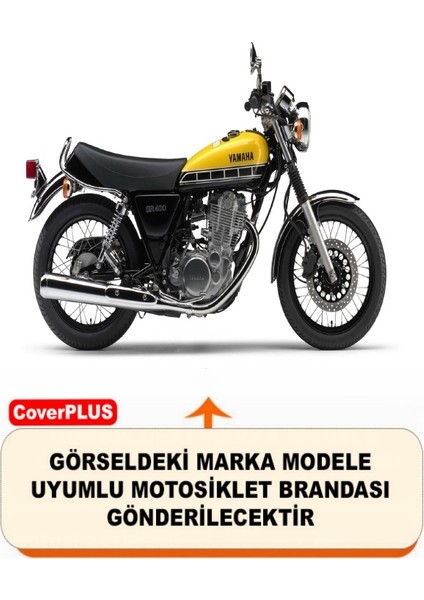 Yamaha Sr 400 Branda (Arka Çanta Uyumlu) Motosiket Brandası (Gri Renk) Motor Örtüsü Çadır Su Geçirmez Motosiklet Kılıfı Motor Brandası fiyatları