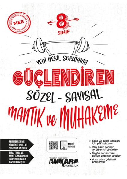 8.sınıf Güçlendiren Mantık ve Muhakeme Soru Bankası (Güncel Marif Model) fiyatları
