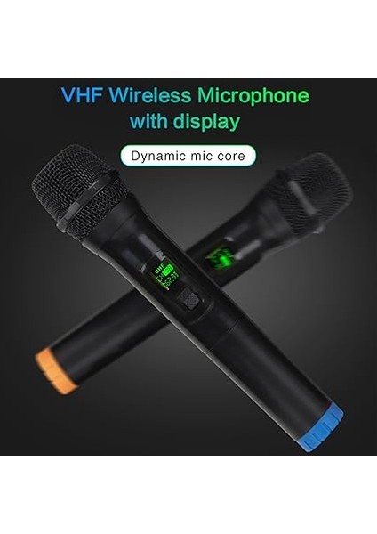 Çift Kablosuz Mikrofonlu Profesyonel Mikseri, Kartı Konsol Temi Arayüzü 4 Kanallı Dj Mikseri, Dj Karaoke Pc Gitar Hoparlörü Için Uygun modelleri