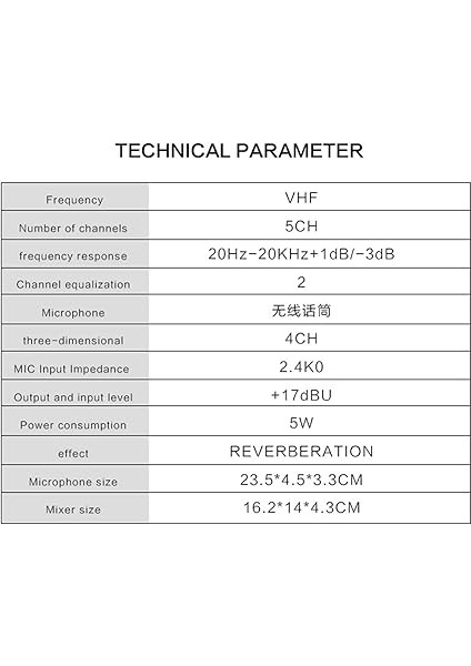 Çift Kablosuz Mikrofonlu Profesyonel Mikseri, Kartı Konsol Temi Arayüzü 4 Kanallı Dj Mikseri, Dj Karaoke Pc Gitar Hoparlörü Için Uygun fırsatları