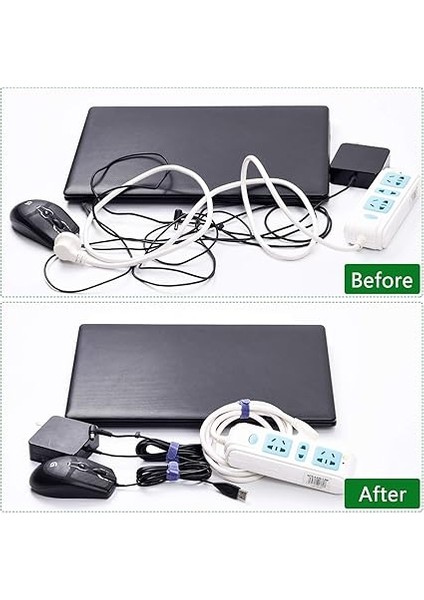 60 Adet Kablo Bağı, Tekrar Kapanabilir, Kablo Yönetimi, Çok Fonksiyonlu Cırt Cırtlı Kablo Bağı, Ayarlanabilir, Cırt Cırtlı Kablo Bağı, Ev, Ofis ve Büyük Veri Merkezleri Için Uygundur, 3 Boyut indirimleri