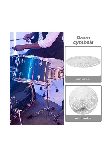 Davul Zil Metal Crash Zil Davul Sönümleyiciler Düşük Hacimli Ziller Ped Zil Keçeleri Davul Aksesuarları Sessiz Zil Pirinç Davul Zilleri Zil Sesini Kapatma Alaşım modelleri