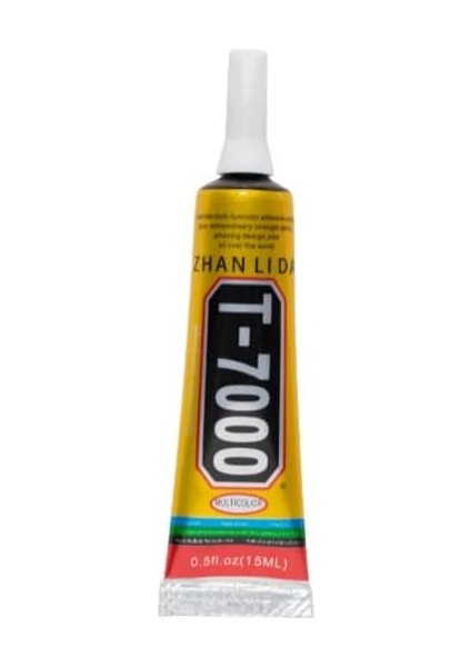 T7000 Cep Telefon LCD Ekran Kapak Plastik Yapıştırıcı Siyah (368840106)