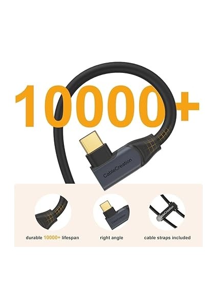 Gbps Type-C Vr Data Şarj Kablosu Oculus Quest 2 Için Link Cable 90° Type-C Uç USB 3.2 Kablo 5 Metre 3A CC1064 Profesyonel Bilgisayar Bağlantı Kablosu fiyatları