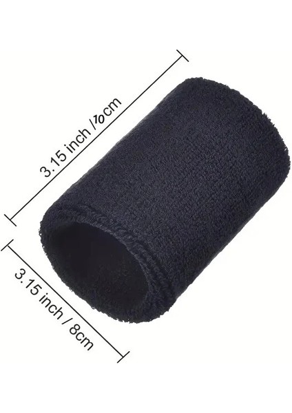 10 cm Havlu Bileklik El Bilekliği Futbol Basketbol Tenis Ter Bandı Çiftli Sporcu Bilekliği 2 Adet modelleri