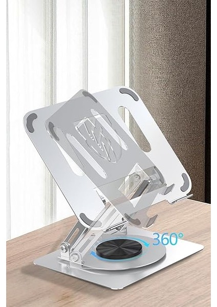 Stant Çelik Standı Ergonomik Bilgisayar Yükseltici Her Açıda Ayarlanabilir Stand Tüm Boyutlarda Notebook Uyumlu Notebook Standı Bilgisayar Stant (EH257 - Gri) fırsatları