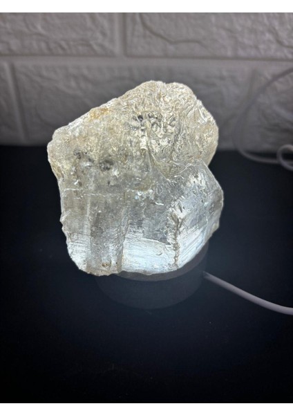 Kristal Kuvars Doğaltaş Huzur Lamba Çocuk Odası