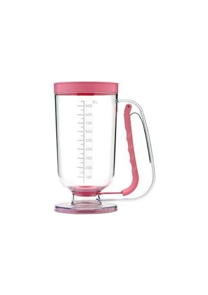 Pratik Ölçekli Hamur Porsiyonlayıcı Aparat Pankek Krep Kek Dağıtıcı Ölçülü Krema Akıtma Dökme Aleti (Beyaz) fiyatları