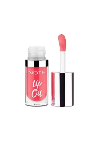 Note Lip Oil 10 Baby Pink Nemlendirici ve Parlatıcı Dudak Bakım Yağı, Pembe modelleri