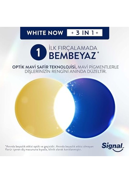Signal White Now 3in1 White Boost Diş Macunu fiyatları
