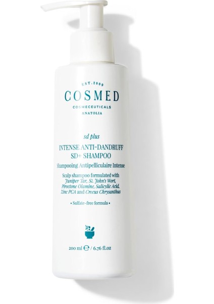 Cosmed Yağlı Kepek Karşıtı Sülfatsız Şampuan - Ardıç Katranı, Sarı Kantaron ve Meyan Kökü Içerikli modelleri