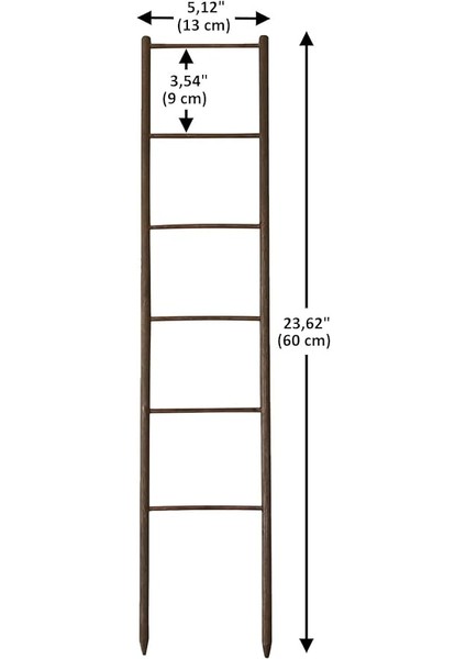 Cosy Saksı ve Bahçe Bitkileri Ahşap Destek Merdiveni (12,5 x 60 Cm) fiyatları