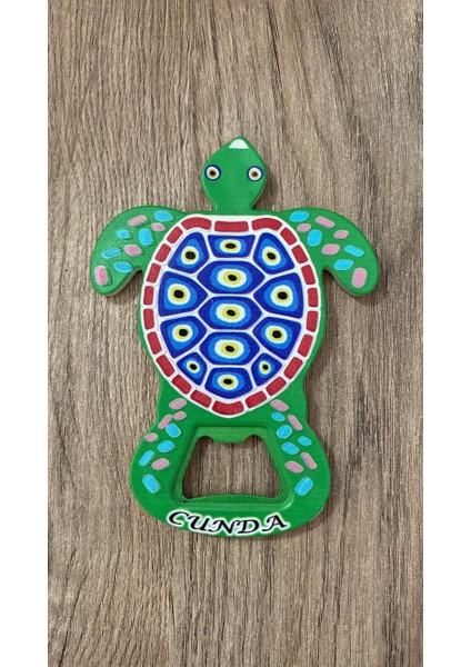 Cunda Temalı Plastik Şişe Açacağı Magnet Buzdolabı Süsü Açacak (KOD:933)