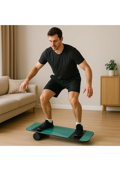 Tahtası Roller Board Şınav Tahtası Indoor/outdoor Eğitim Koordinasyon Tahtası Yeşilwsa modelleri