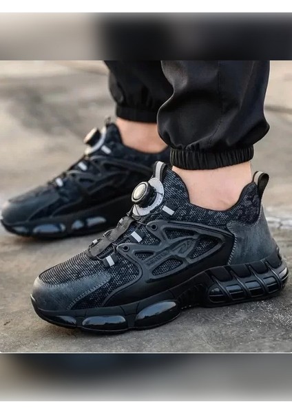 Otomatik Bağcıklı Burun Korumalı Iş Ayakkabısı Ortopedik Delinmeye Dirençli fırsatları