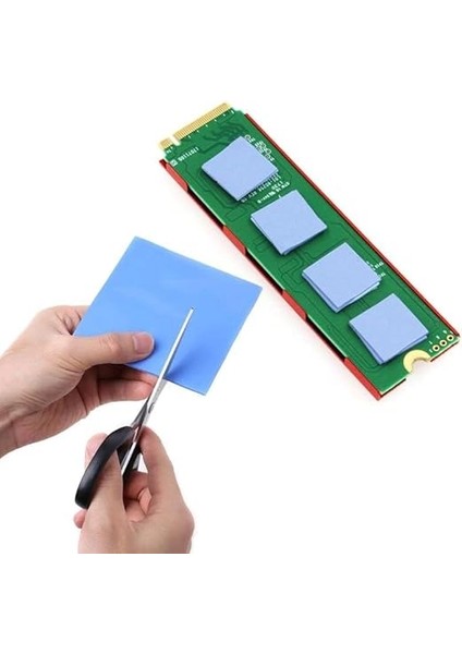 Plus Primex PX-PAD01 7x2 cm 1mm 3.4gr Yüksek Iletken Termal Pad, Mavi Thermal Pad (M2 Ssd, Chipset, Cep Telefonu, Notebook, Ps4,ps5 Uyumlu) modelleri