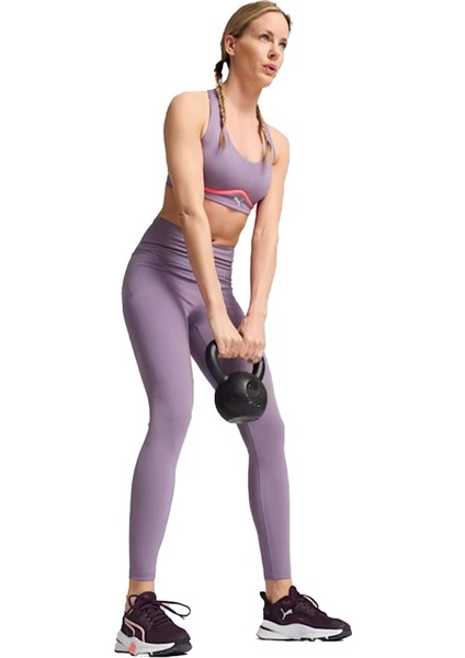 68951730 Traınıng Hw Pocket Tight P Mor Düz Kadın Tayt