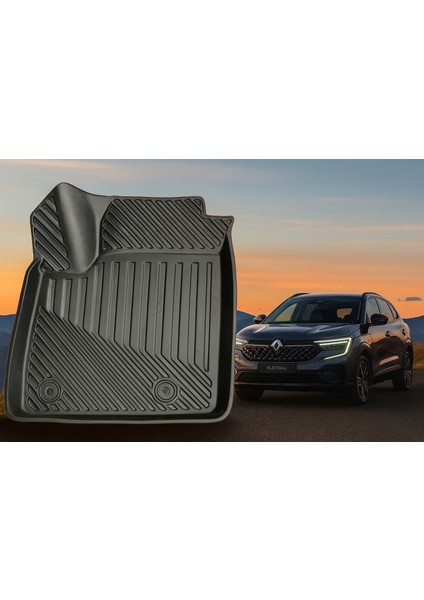 Renault Austral Mild Hybrid 2023+ Uyumlu 3D Oto Paspas Premium fiyatları