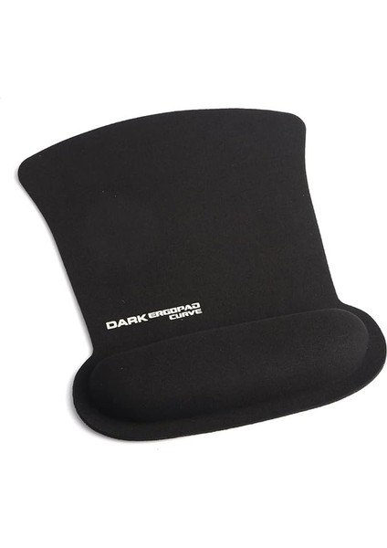 DK-AC-MPE01 Ergopad Bilek Destekli Mousepad, 250X200X20 Mm, Siyah