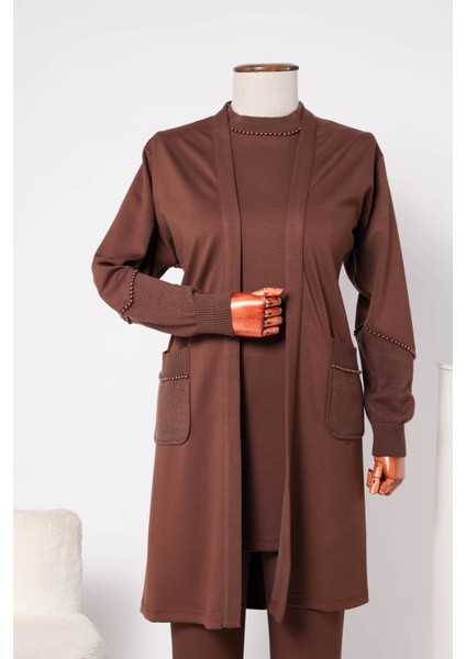 2516-BBP-25K_R080 Modal Hırka Triko Konbinli Üçlü Takım fiyatları