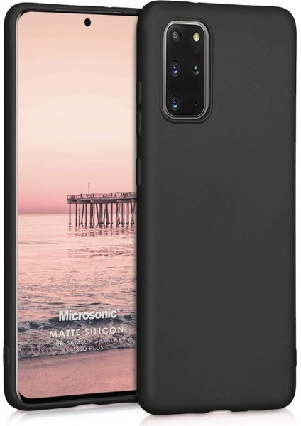 Silicone Galaxy S20 Plus Için Kılıf Siyah [galaxy S20 Plus ile Uyumlu Kılıf - Siyah]
