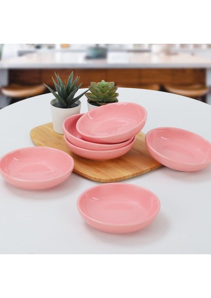 Pembe Halka Çerezlik/sosluk 13 cm 6 Adet