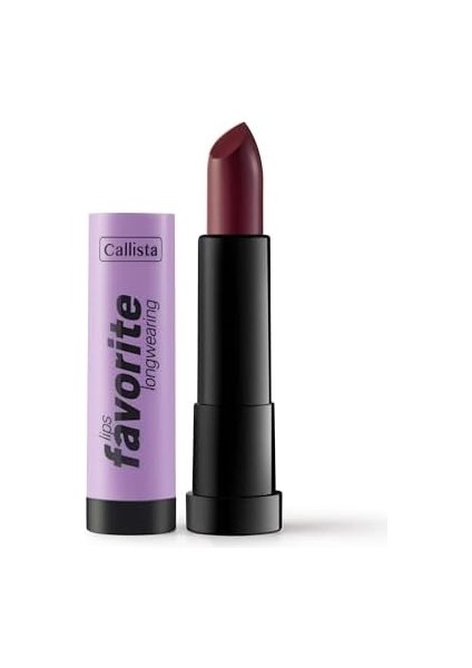 Callista Lips Favorite Longwearing Lipstick Kalıcı Ruj 308 Vampy Like, Bordo modelleri
