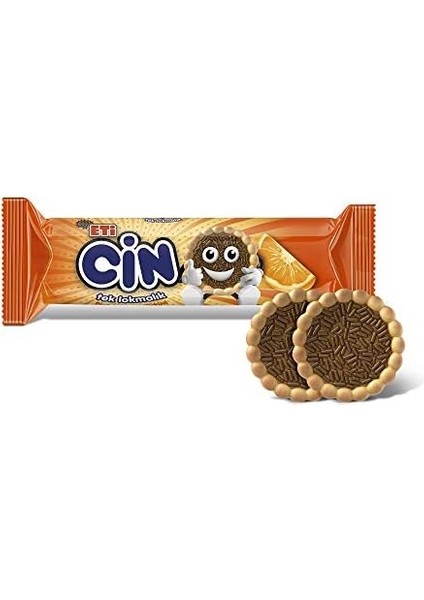 Eti Cin Lokmalık Portakallı Bisküvi 114 G x 18 Adet