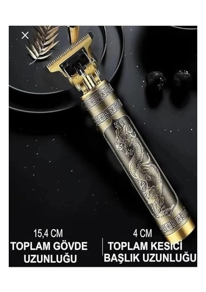 Orret Home Metal Gövdeli Tıraş Makinesi – T-Bıçaklı Saç, Sakal ve Ense Kesme Makinesi, Şarjlı Profesyonel Trimmer, Lazer Çizim ve Epilasyon Öncesi Bakım Için Tıraş Makinesi fiyatları