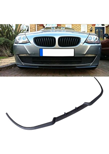Bmw Z4 E85 E86 Roadster Uyumlu Universal 3 Parça Cupra Kupra Ön Ek Tampon Dili Lip Esnek Karlık