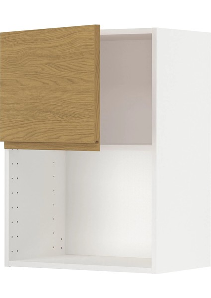 Metod Ankastre Mikrodalga Fırın Duvar Dolabı Voxtorp Meşe Görünümlü 60 x 80 cm