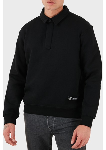 Nicco Pamuklu Regular Fit Logolu Sweat Z5BQ15K9V31 Erkek Sweat Z5BQ15 K9V31 Jblk indirimleri