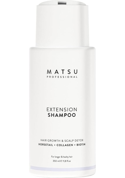 Matsu Professional Extension, Hızlı Uzamaya Yardımcı Saç Derisi Bakım Şampuanı, 350 ml